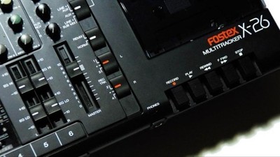 Fostex X-26 Multitrack Recorder Cassette Deck Analog Control Black