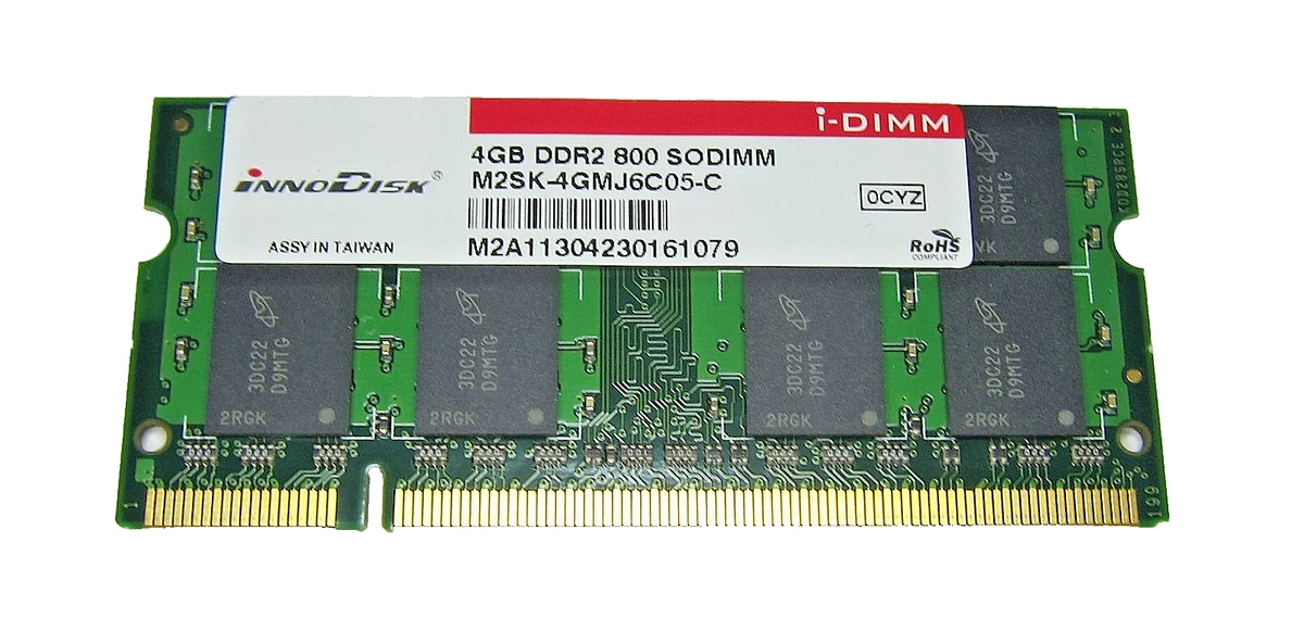 4gb Pc2 6400 Ddr2 800mhz Sodimm for sale | eBay