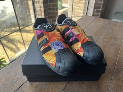 Adidas X Y-3 Yohji Yamamoto Superstar “Floral” Sneakers Q34412 Size 