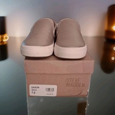 Steve Madden Donna Daxon Met. Sneakers oro micro traforate taglia 7