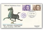 1973 Royal Wedding FDC Royal Academy Chinese Exhibition Official
