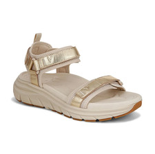VIONIC Walk Max Wanderer Sandal - Gold Leather NEW