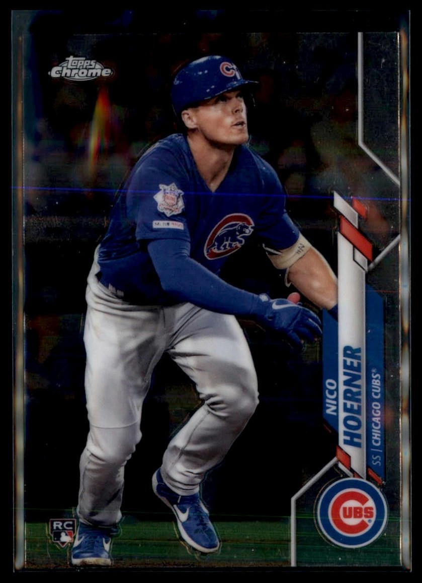 2020 Topps Chrome Nico Hoerner Rookie #161 Chicago Cubs
