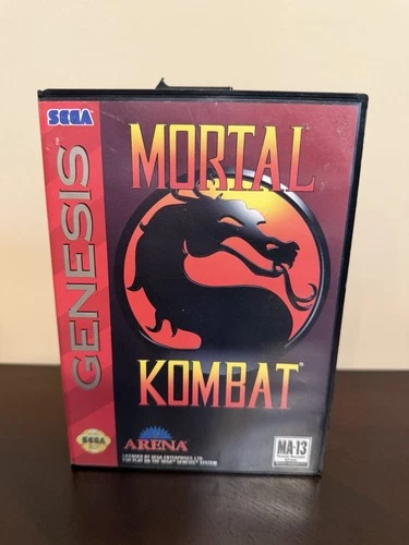 Mortal Kombat Sega Genesis 1993 Complete In Box CIB Fighting Games Tested VTG