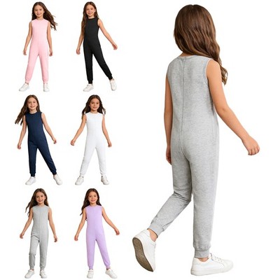 Kids Jumpsuit Cotton Leotard Sleepwear Bodysuit Playsuit Romper Clothing Party