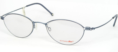 Vintage ESCHENBACH TITANflex 3893 30 STONE BLUE EYEGLASSES GLASSES 49-20-140mm