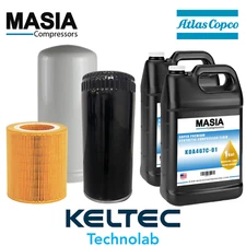 GA-11 thru GA-18 Atlas Copco Service Kit 8000 Hours / Filter Kit and Lubricant