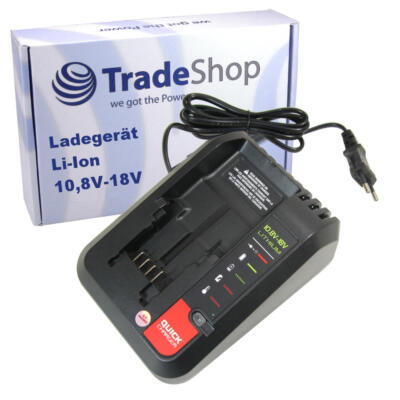 Ladegerät Ladestation 10,8V-18V für Black & Decker BDCCF18, BDCCS18, BDCDC18K