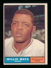 1961 TOPPS  BASEBALL  # 150  WILLIE MAYS   INV  J7912