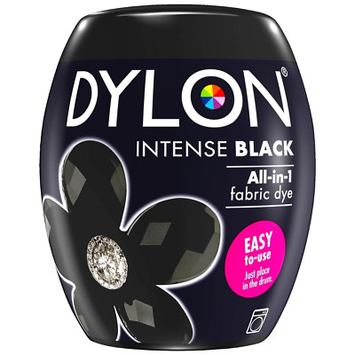 Dylon Machine Dye Pod schwarz Stoffwäsche für Kleidung 350g