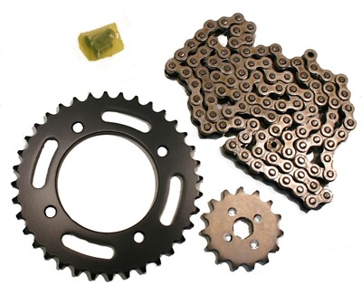 Sledpartsguy Chain & Sprocket Set – 14/46 Teeth, Fits Honda XR80R 1995-1999