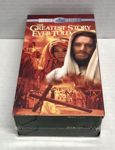 The Greatest Story Ever Told NEW (VHS, 1996, 2-Tape Set, Screen Epics) - Foto 3 di 3