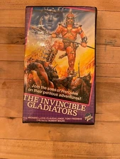 THE INVINCIBLE GLADIATORS VHS Clamshell LIGHTNING FORCE VIDEO HERCULES