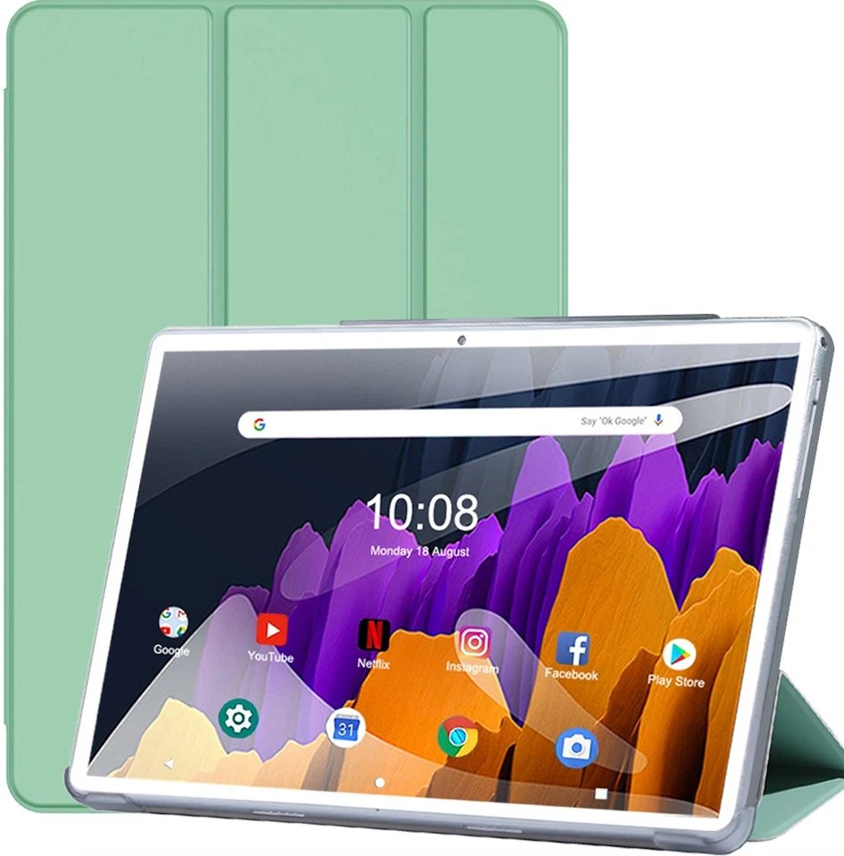 Tablet PC 10 Inch Android 11 4GB RAM 64GB Storage WIFI Dual Camera Bluetooth New - Image 2 of 4