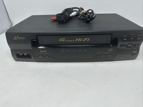 SV2000 VCR 4 Head HI FI VHS Player SVB106AT21 . Tested & Works. No Remote