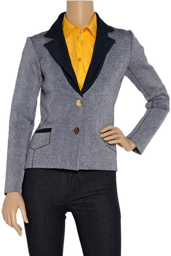 NWOT Z Spoke by Zac Posen Navy Blazer/Jacket - XS/Extra Small