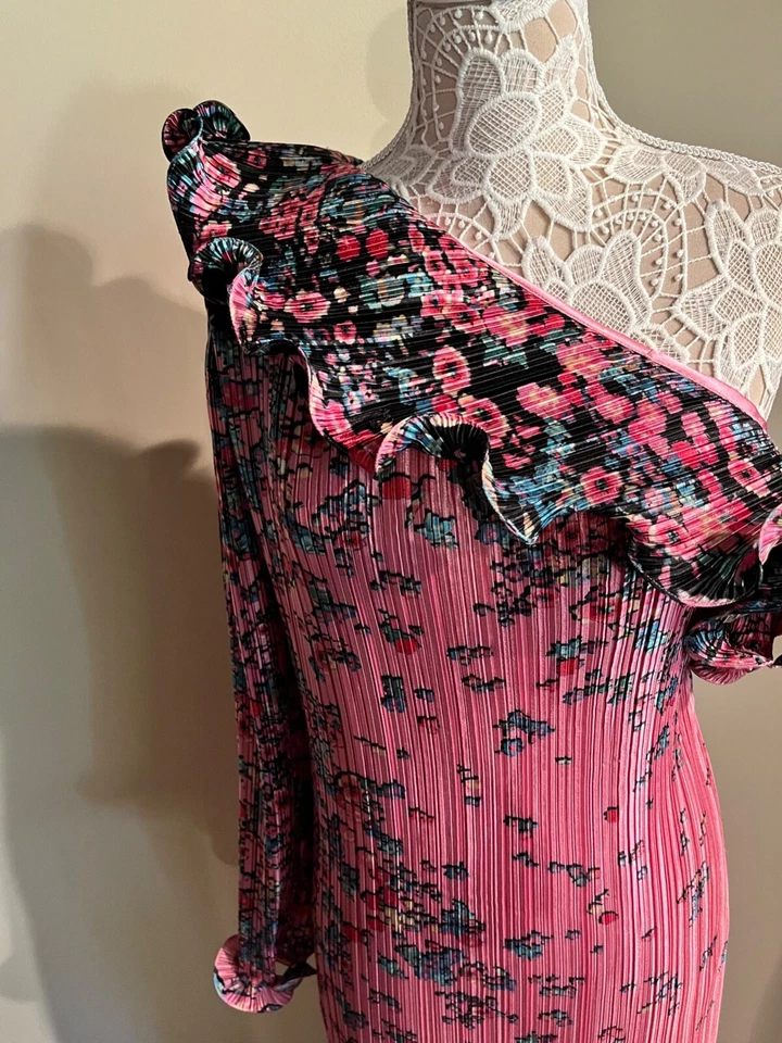 Pasarela Givenchy otoño 2019 nueva con etiquetas $4320. Vestido plisado F 38 US 4 Foto 4 de 4