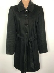 black button up coat