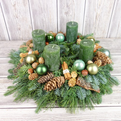 Modern Green - Adventskranz DIY-Set Inkl. Kerzen Un Produktbild-Vorschau 5