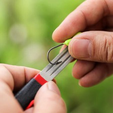 1× Portable Outdoor Double Groove Fishing Ho...