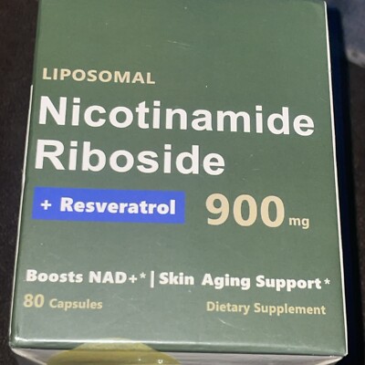 Liposomal Nicotinamide Riboside Resveratrol NAD+ Anti-Aging.EXP 11/27 FREE SHIP