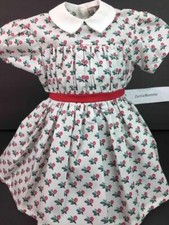American Girl Addy Summer Flower DRESS Historical Pleasant Company Tag 1995 EUC