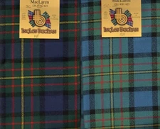 Scarf Clan MacLaren Tartan Scottish Wool Plaid 