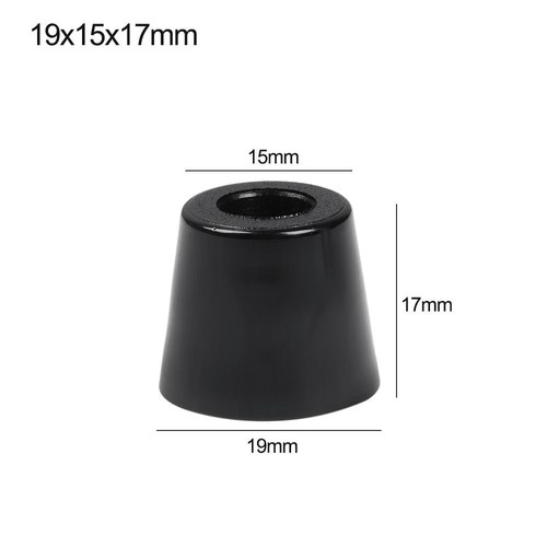 10 pcs Furniture Slip Feet Black Speaker Bed Table Box Tapered Rubber Protection - Picture 28 of 36