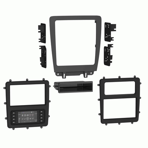 2010-2014 FORD MUSTANG DOUBLE DIN CAR RADIO STEREO DASH KIT TOUCHSCREEN CLIMATE - Picture 3 of 8