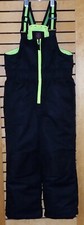Swiss Tech Ski Snow Bibs Pants Youth Kids Pants Size XS 4-5 Black