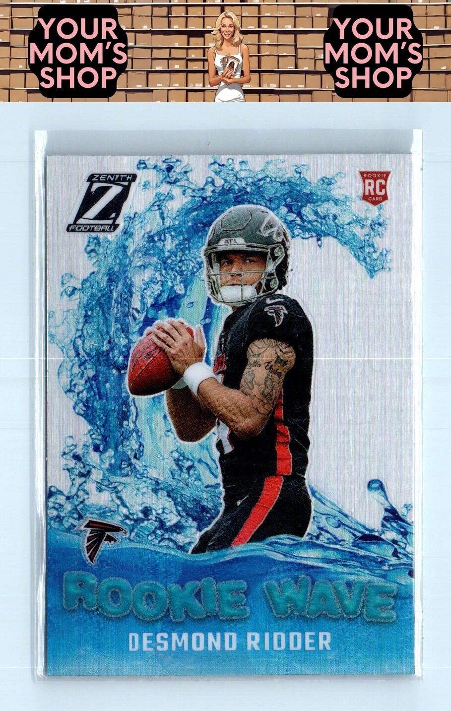 2022 Zenith #RW-DR Desmond Ridder Rookie Wave Silver