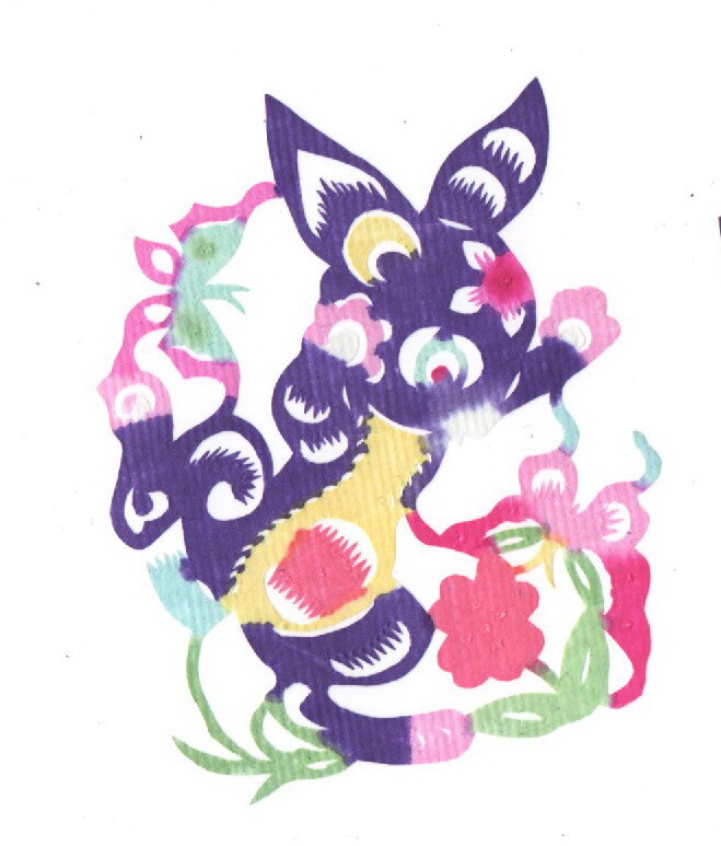 ①Rabbit-PaperCutting- Papercutting Chinese Paper Cutting Rabbit Clip Art PNG