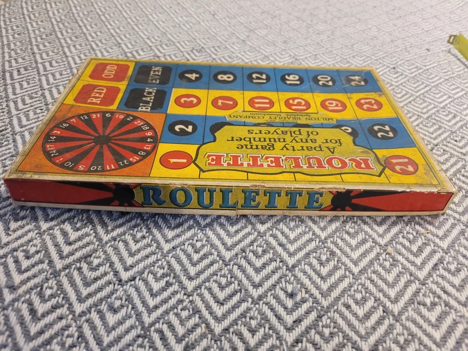 Vintage 1932 Roulette Board Game Milton Bradley - Image 3 of 4