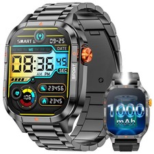 Smart Watch For Men Women Military Sport Bluetooth Call Waterproof iOS Android