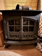 Hunter Herald 6 Large Gas Stove Fire With Original Documents And Remote