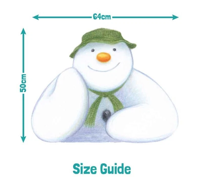 PEGATINA VENTANA NAVIDAD RAYMOND BRIGGS EL MUÑECO DE NIEVE PEGATINA GRAN PANTALLA Foto 2 de 2