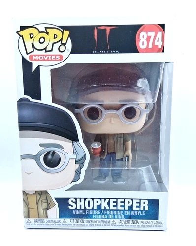 FUNKO POP! MOVIES SHOPKEEPER 874 Stephen King IT Part Two POP Vinyl Figure NIB