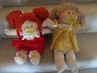 New Listing2 VINTAGE CABBAGE PATCH DOLLS WITH PACIFERS RED HAIR AND BROWN HAIR