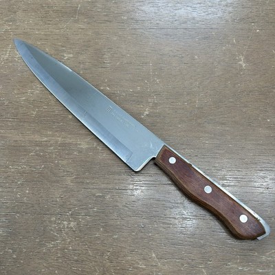 VTG Maxam 9  Chef Knife Kitchen All Purpose Knife Full Tang Hollow Ground SS VGC