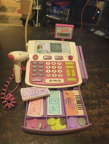 Barbie Shop With Me Cash Register Nice With Accessories...