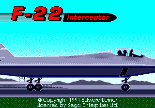 F-22 Interceptor - Sega Genesis Game Complete