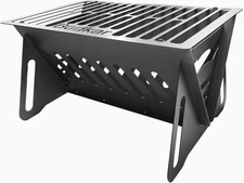 Charcoal Grill, Portable BBQ Smoker - Lightweight Tabletop Outdoor Grill for ...
