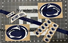 Penn St.  Concept Football Helmet Decals 15 pc. Set 20 mil Full Size