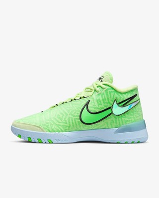 LeBron NXXT Genisus Basketball GREEN Volt Blue/Black Nike Double Logo DEAL BUY!