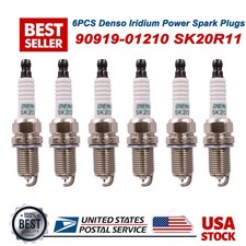 6PCS Denso Iridium Power Spark Plugs OEM 90919-01210 SK20R11 3297