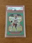 Patrick Mahomes 2021 Panini Prizm Green PSA 9