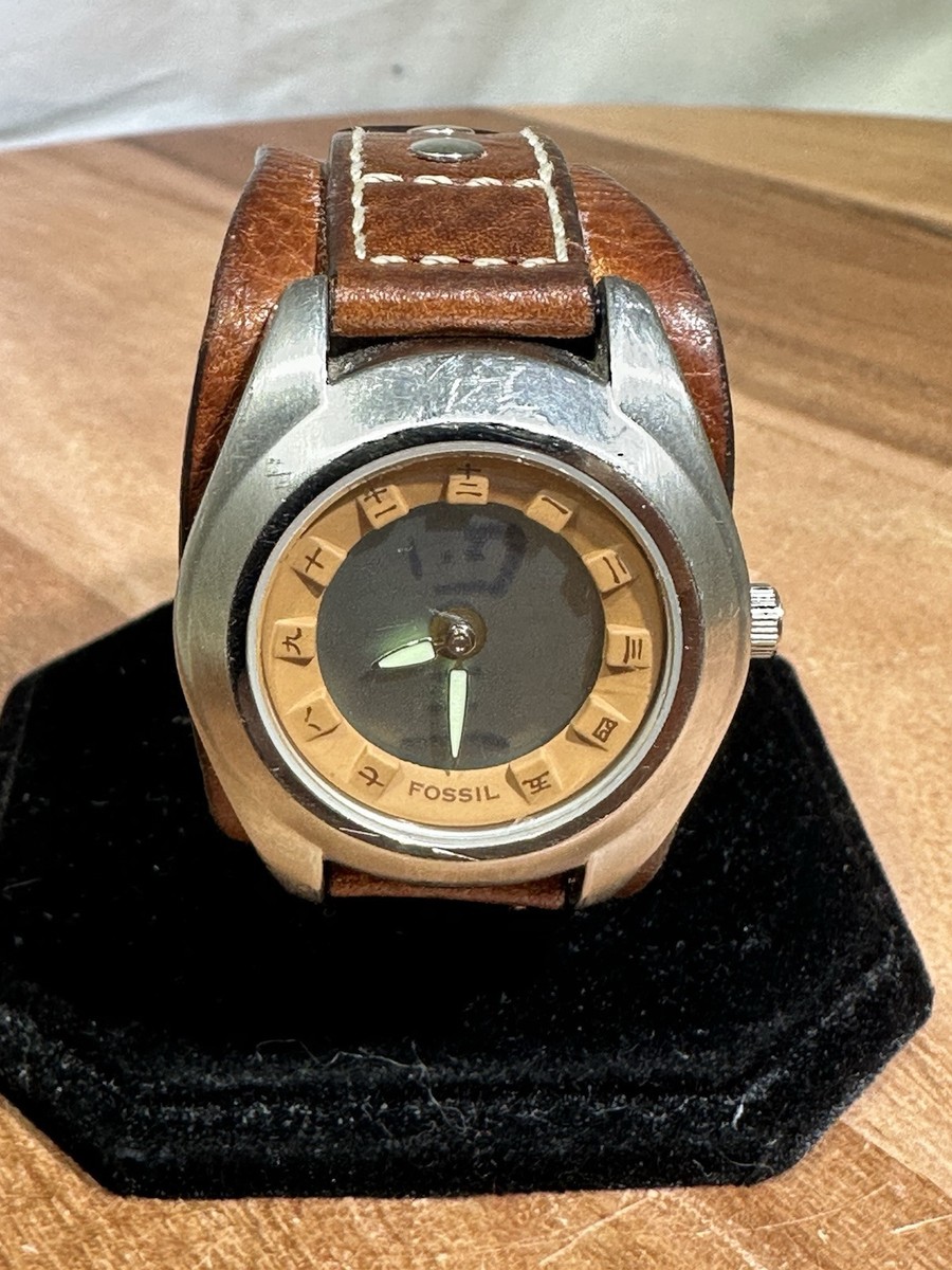 Fossil Big Tic BG-2067 Men's Watch Quartz Analog-Digital Silver