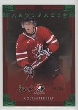 2013-14 Upper Deck Artifacts Team Canada Emerald 96/99 Colten Teubert #131 2r8