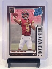 2024 Panini Donruss - Rated Rookies Throwbacks Jayden Daniels #43 (RC)