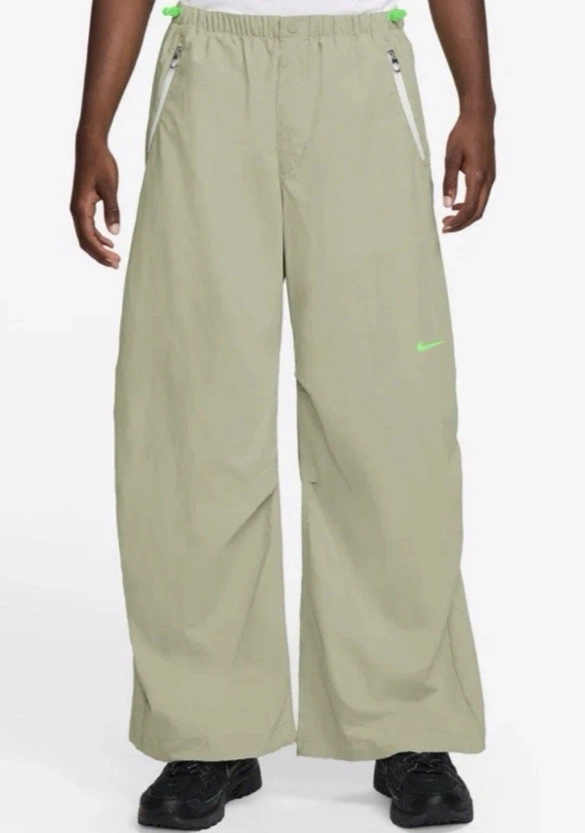 $140 Nike Project F.R.O.G Parachute Pant Olive Aura & Green HJ3288